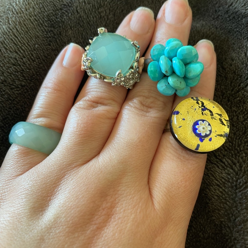 Fashion statement rings